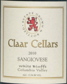 克拉爾桑嬌維塞干紅葡萄酒(Claar Cellars Sangiovese, Columbia Valley, USA)