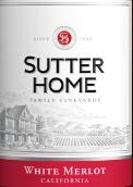 舒特家族白色梅洛桃紅葡萄酒(Sutter Home White Merlot, California, USA)