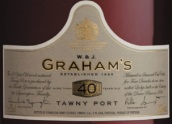 格兰姆40年茶色波特酒(W. & J. Graham's 40 Year Old Tawny Port, Douro, Portugal)