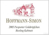 Hoffmann-Simon Piesporter Goldtropfchen Riesling Kabinett, Mosel, Germany