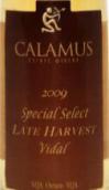 蘆葦園酒莊精選系列晚收威代爾冰酒(Calamus Estate Winery Special Select Late Harvest Vidal, The Niagara Peninsula, Canada)