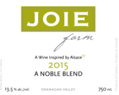 喜悅酒莊諾貝爾半干型白葡萄酒(Joie Farm A Noble Blend, Okanagan Valley, Canada)