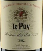 勒庞酒庄满载而归红葡萄酒(Chateau Le Puy Retour des Iles, Francs Cotes de Bordeaux, France)