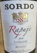 索多帕皮耶紅葡萄酒(Sordo Rapuje Rosso, Langhe, Italy)