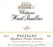 上波雅克酒莊紅葡萄酒(Chateau Haut-Pauillac, Pauillac, France)