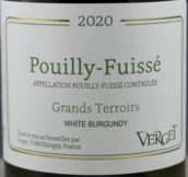 維爾戈酒莊優(yōu)越風(fēng)土（普伊-富賽）白葡萄酒(Verget Grands Terroirs, Pouilly-Fuisse, France)