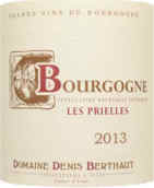 貝鐸酒莊佩瑞勒干紅葡萄酒(Domaine Denis Berthaut Les Prielles, Burgundy, France)