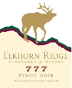 ?？嘶舳鲙X酒莊777黑皮諾干紅葡萄酒(Elkhorn Ridge Vineyards & Winery 777 Pinot Noir, Willamette Valley, USA)