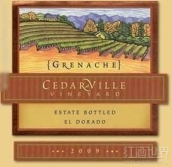 西達維爾歌海娜紅葡萄酒(Cedarville Grenache, El Dorado, USA)