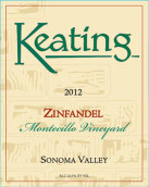 奇汀酒莊蒙特西羅仙粉黛干紅葡萄酒(Keating Montecillo Zinfandel, Moon Mountain District, USA)