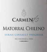 卡門馬托拉奇里諾西拉神索維歐尼干紅葡萄酒(Carmen Matorral Chileno Syrah Cinsault Viognier, Colchagua Valley, Chile)