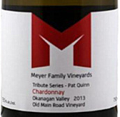 梅爾酒莊禮品系列霞多麗干白葡萄酒(Meyer Family Vineyards Tribute Series Chardonnay, Okanagan Valley, Canada)