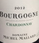 馬拉德父子莊園霞多麗干白葡萄酒(Michel Mallard et Fils Chardonnay, Burgundy, France)