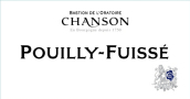 香頌酒莊（普伊-富賽村）白葡萄酒(Chanson Pere & Fils Pouilly Fuisse, Maconnais, France)