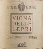 Podere del Paradiso Sangiovese Riserva Cru Lepri
