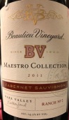 璞立酒莊大師典藏2號(hào)園赤霞珠紅葡萄酒(Beaulieu Vineyard BV Maestro Collection Ranch No. 2 Cabernet Sauvignon, Rutherford, USA)