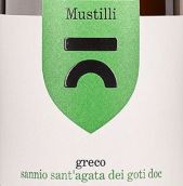 穆斯蒂利格雷科圣阿加塔白葡萄酒(Mustilli Greco Sant'Agata dei Goti, Campania, Italy)