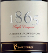 圣派德羅酒莊1865單一園赤霞珠紅葡萄酒(Vina San Pedro 1865 Single Vineyard Cabernet Sauvignon, Maipo Valley, Chile)