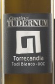 托帝摩登系列特瑞卡尼亞干白葡萄酒(Cantina Tudernum Modern Label Torrecandia Todi Bianco DOC, Umbria, Italy)