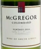 麥克格雷戈酒莊鴿籠白白葡萄酒(McGregor Colombard, Robertson, South Africa)