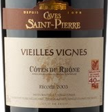 圣皮耶羅訥河谷丘老藤干紅葡萄酒(Caves Saint-Pierre Vieilles Vignes, Cotes du Rhone, France)