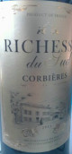 瑞斯杜成干红葡萄酒(Richesse Du Sud, Corbieres, France)