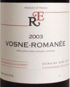 雷內(nèi)恩格爾酒莊（沃恩-羅曼尼村）干紅葡萄酒(Domaine Rene Engel Vosne-Romanee, Cote de Nuits, France)