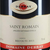 戴布雷酒莊（圣羅曼村）紅葡萄酒(Domaine Debray Saint Romain, Cote de Beaune, France)