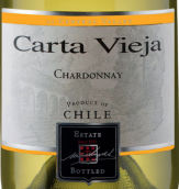 卡塔維嘉酒莊霞多麗干白葡萄酒(Carta Vieja Chardonnay, Loncomilla Valley, Chile)