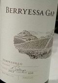 貝耶莎蓋普丹魄干紅葡萄酒(Berryessa Gap Tempranillo, Yolo County, USA)