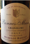 巴耶酒莊（邦馬爾園特級(jí)園）紅葡萄酒(Domaine Hudelot Baillet Bonnes Mares Grand Cru, Cote de Nuits, France)