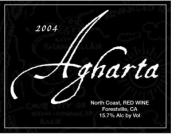 阿加爾塔酒莊黑標(biāo)歌海娜紅葡萄酒(Agharta Black Label Grenache, North Coast, USA)