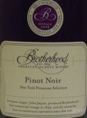 兄弟會黑皮諾干紅葡萄酒(Brotherhood Winery Pinot Noir, New York, USA)