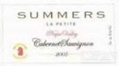 Summers Estate Wines La Petite Cabernet Sauvignon, Napa Valley, USA