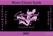 葉楊谷比斯特羅經(jīng)典西拉干紅葡萄酒(Cottonwood Canyon Bistro Classic Syrah, Santa Maria Valley, USA)