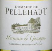 佩萊豪特酒莊加斯科尼和諧白葡萄酒(Domaine de Pellehaut Harmonie de Gascogne Blanc, Cotes de Gascogne, France)