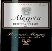 貝馬格雷莊園海倫堡阿樂瑞紅葡萄酒(Bernard Magrez Herencia del Padri Alegria, Priorat DOCa, Spain)