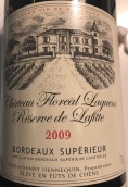 拉古斯酒庄拉菲特珍藏红葡萄酒(Chateau Floreal Laguens Reserve de Lafitte, Bordeaux Superieur, France)