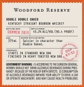 伍德福德珍藏雙桶純波本威士忌(Woodford Reserve Double Double Oaked Straight Bourbon Whiskey, Kentucky, USA)