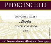 派利酒莊板凳葡萄園梅洛干紅葡萄酒(Pedroncelli Bench Vineyard Merlot, Dry Creek Valley, USA)