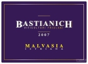 巴斯蒂安尼奇酒莊瑪爾維薩白葡萄酒(Bastianich Malvasia Istriana, Friuli-Venezia Giulia, Italy)