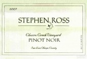 斯蒂芬羅斯喬羅溪園黑皮諾紅葡萄酒(Stephen Ross Chorro Creek Vineyard Pinot Noir, San Luis Obispo County, USA)