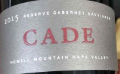 凱帝酒莊珍藏赤霞珠紅葡萄酒(Cade Reserve Cabernet Sauvignon, Howell Mountain, USA)