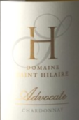 圣希萊莊園倡導家霞多麗白葡萄酒(Domaine Saint Hilaire Advocate Chardonnay, Vin de Pays d'Oc, France)