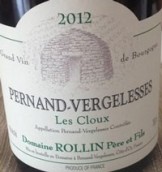 羅林父子酒莊克魯（佩爾南-韋熱萊斯村）白葡萄酒(Domaine Rollin Pere et Fils Les Cloux, Pernand-Vergelesses, France)