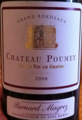 宝美庄园贝尔纳马格雷红葡萄酒(Bernard Magrez Chateau Poumey, Pessac-Leognan, France)