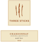 特雷史提一葉天空霞多麗白葡萄酒(Three Sticks One Sky Chardonnay, Sonoma County, USA)