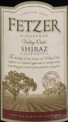 菲澤西拉干紅葡萄酒(橡木桶陳釀)(Fetzer Vineyards Syrah, California, USA)