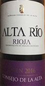 Consejo de La Alta 'Alta Rio', Rioja DOCa, Spain