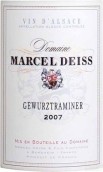 苔絲美人酒莊瓊瑤漿干白葡萄酒(Domaine Marcel Deiss Gewurztraminer, Alsace, France)